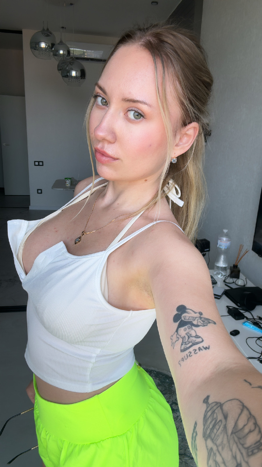 KateV in her underwear in Yangon